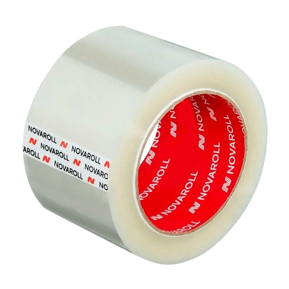 Лента упаковочная 72мм*66м "Нова ролл", прозр.